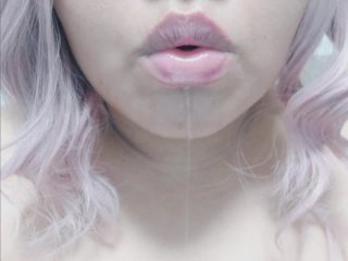 ASMR. Seductive Moaning and Panting As ICum. (Drool Fetish)