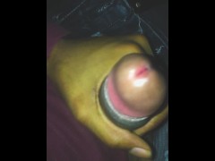Jamaican stud jerking off at work (full video)