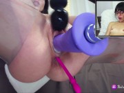 Preview 3 of Three toys for my wet holes.Record Live stream 10