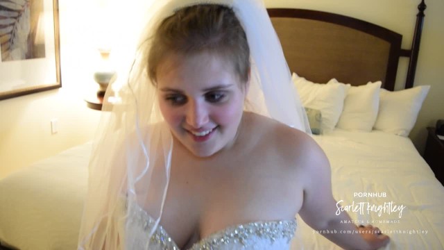 Amateur Brunette Wedding - Stepbrother Ruins Bride before Wedding - Pornhub.com