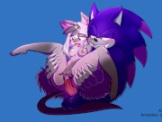 Preview 3 of Sonic the Werehog Fucks Cute OC Emyko