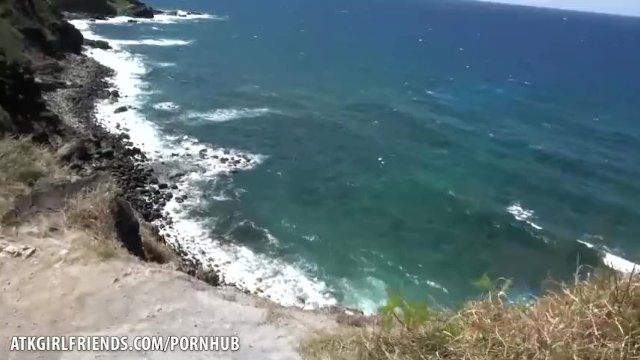 Skinny blonde fucks you in Hawaii 