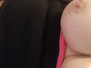 Daddy's Girl Talking Dirty and Cumming with_Pink Dildo, WomanizerAnd Oil