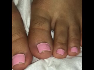 feet worship, toes, squirt, white toes