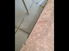 so much piss on the balcony