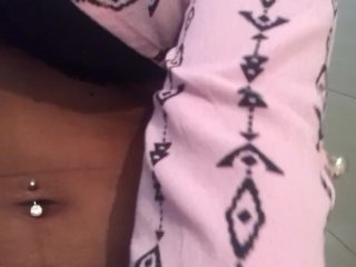 Horny receptionist fingers herself during office rush hour