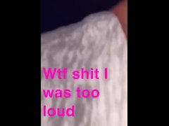 MILF slut gets massive facial from air bb owner live on Snapchat