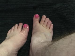 Sexy Spunk Lube Toe Job