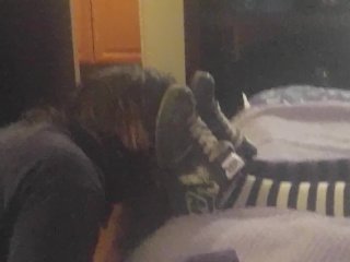 exclusive, teen, babe, striped socks