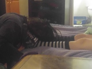 Pet Bitch Cleans Shoes andWorships Socks