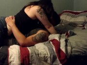 Preview 3 of Sexy Hotwife fucks ex boyfriend while hubby films! First cuckold vid!