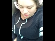 Preview 3 of Girl masturbates at work on break