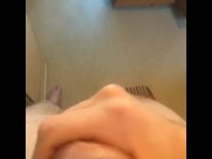 Watch me stroke my huge cock