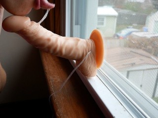 Hello Neighbor! JOI in the Window with Multiple Orgasms and Cumshot (See more on my OnlyFans!)