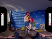 Preview 3 of VRCosplayX In Your XXX TOY STORY Redhead Jessie Squirts On Your Dick
