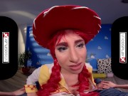 Preview 4 of VRCosplayX In Your XXX TOY STORY Redhead Jessie Squirts On Your Dick
