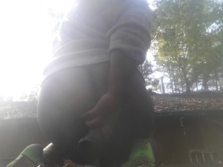 Woodland NymphPracticing Outside - Home from College