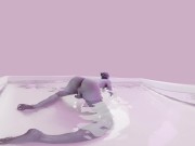 Preview 5 of MASS EFFECT FUTA LIARA BATH TEASE 4K VR [ANIMATION BY LIKKEZG]