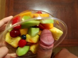 I Cummed on My Roommate's Fresh Fruits  Rionia