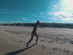 Teaser I nude on the beaches of Spain 4k hd