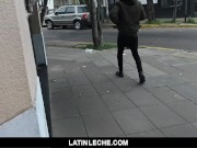 Preview 1 of 🔥LatinLeche - Fucking A Straight Stud On The Street