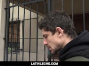 Preview 6 of 🔥LatinLeche - Fucking A Straight Stud On The Street