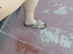 I pissed all over my grandparents back yard while they were home!