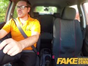 Preview 3 of Fake Driving School Busty curvy learners horny blowjob and fucks to orgasm