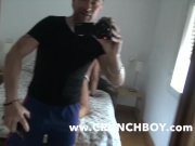 Preview 6 of twink straight latino fuck barebakc a daddy