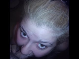 Deepthroat blowjob tease