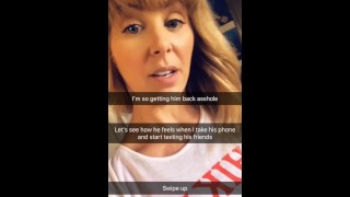 Live On Snapchat MILF Fucks His Stepson's Best Friend