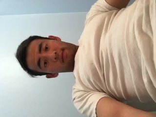 asian, quickie, cumshot, solo male