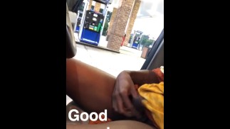 Schnelle Tankstelle Sperma Fast erwischt (TS PublicPrincess)