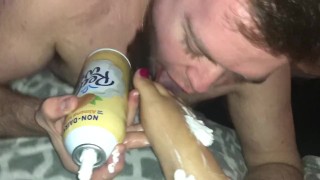 Made Him Suck My Toes With Whip Cream!