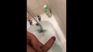 Horrny cum shower