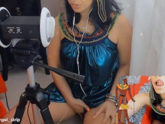 ASMR 3dio Cosplay Cleópatra Cumming for you Goazando Gostoso