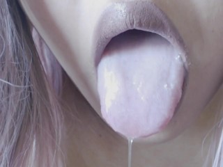 Pale Lips/Wet Tongue Fetish
