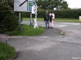 Curly bbw seduced and fuckedby stranger