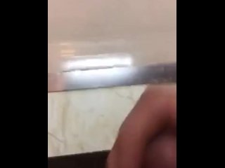 Boy jacking and shooting big hot load