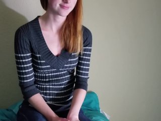 small tits, i love you, caring, redhead