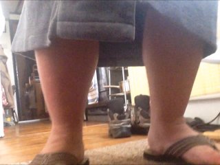 my feet thro the day