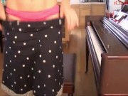 Preview 5 of Jerkoff so we can continue the piano lesson - virtual sex joi