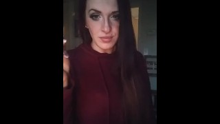 Rebel Rose sucking on a cherry & smoking sexy licking like blowjob teaser
