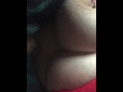 My bra is too small. :( (Please touch me.)