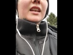 Heavy tattooed milf Burning off my chubby belly on a run