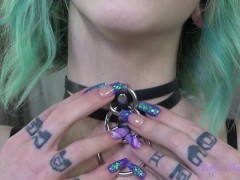 ASMR Nail Fetish Tapping N Scratching