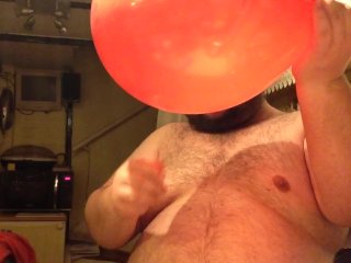 shirtless balloon blow clip