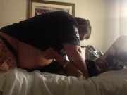 Preview 1 of pup bed wrestle clip