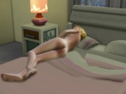 Preview 1 of The Sims 4 masturbation and lesbian fuck: Wicked Sex Episode 2