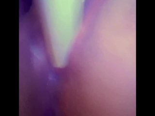 Squirting on my toy